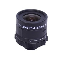 Kowa LM4NCR 1/2" 3.5mm F1.4 Manual Iris C-Mount Lens